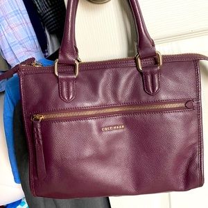 Cole Haan Purple Leather Handbag